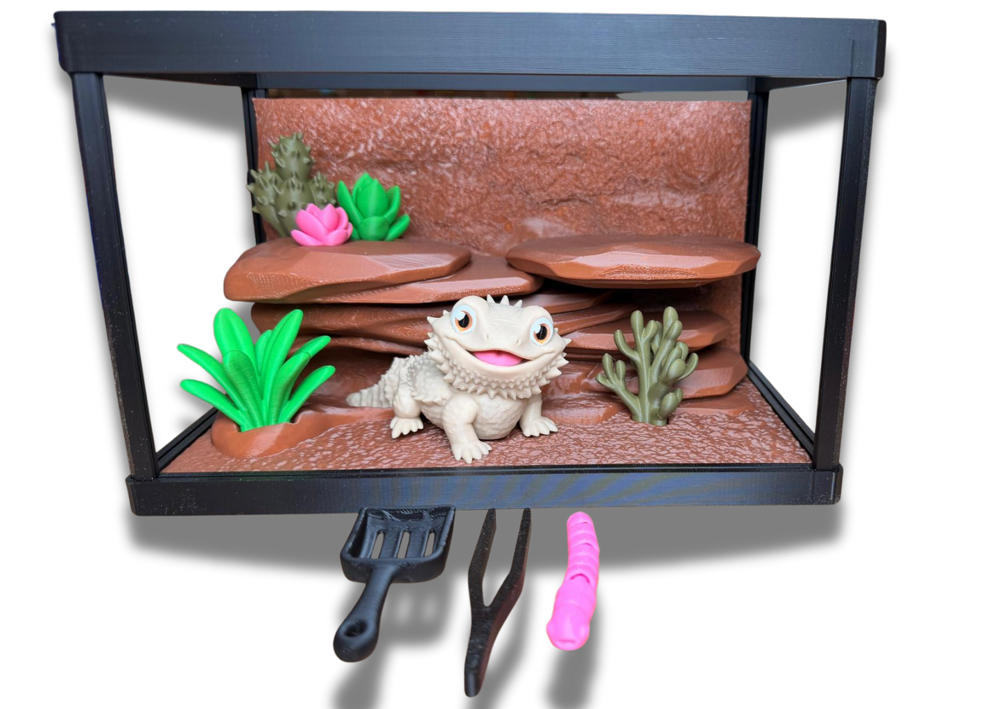 Fidget Bearded Dragon Playset - Fun Articulated Pet