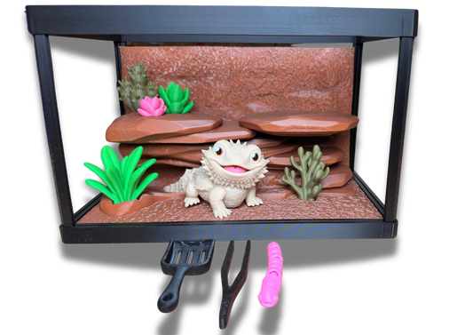 Fidget Bearded Dragon Playset - Fun Articulated Pet - product photo