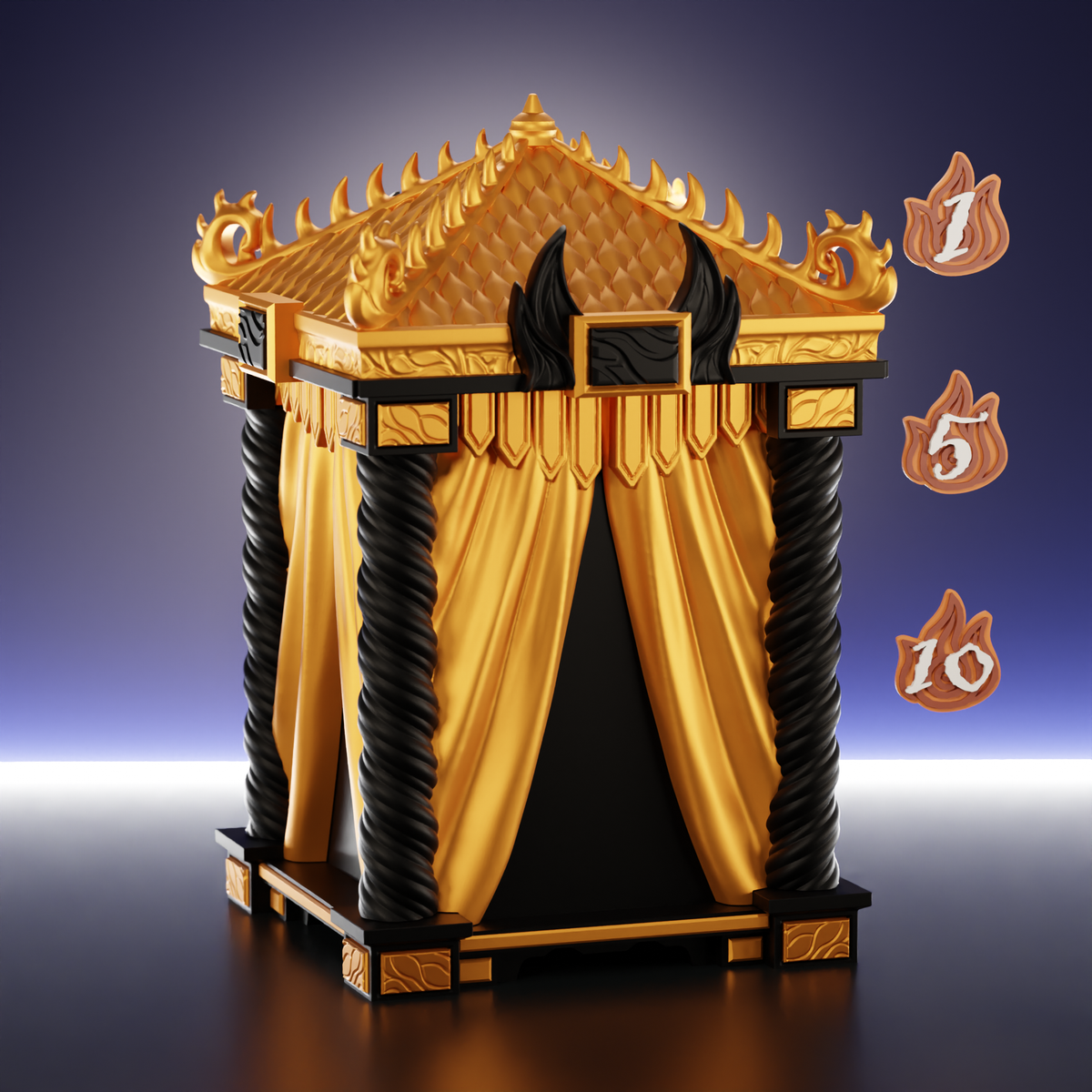 Fire Lord's Throne Deckbox - image 3