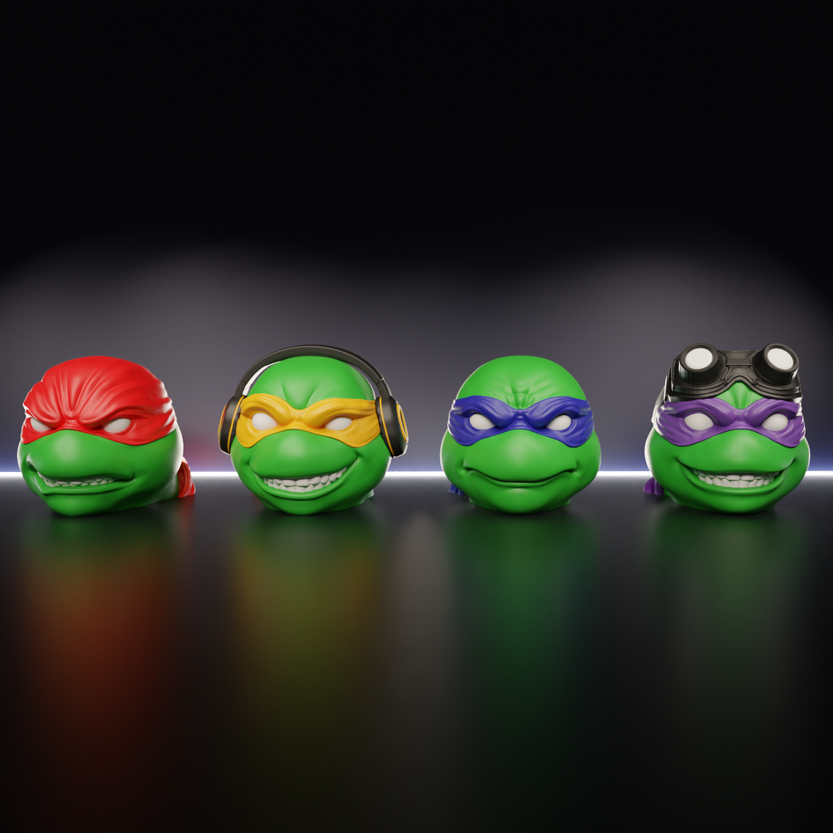 Four Turtle Warriors Deckbox - image 2