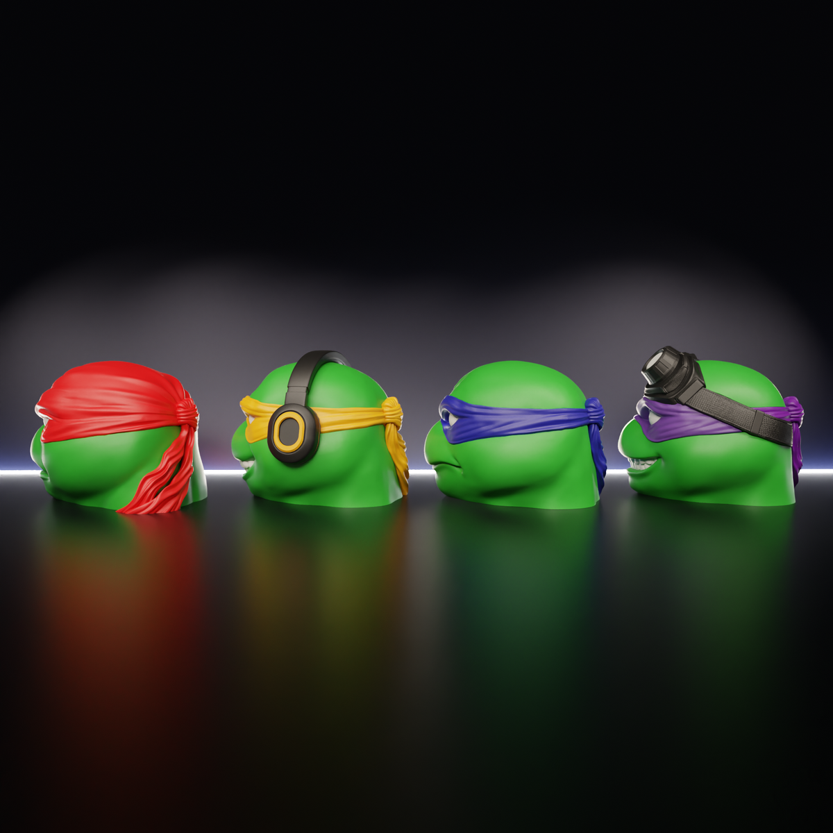 Four Turtle Warriors Deckbox - image 4
