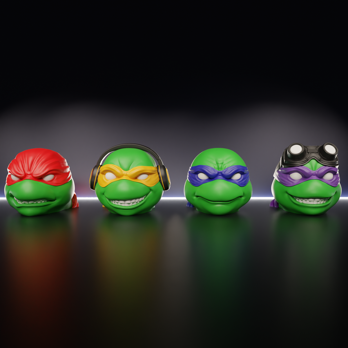 Four Turtle Warriors Deckbox - image 5