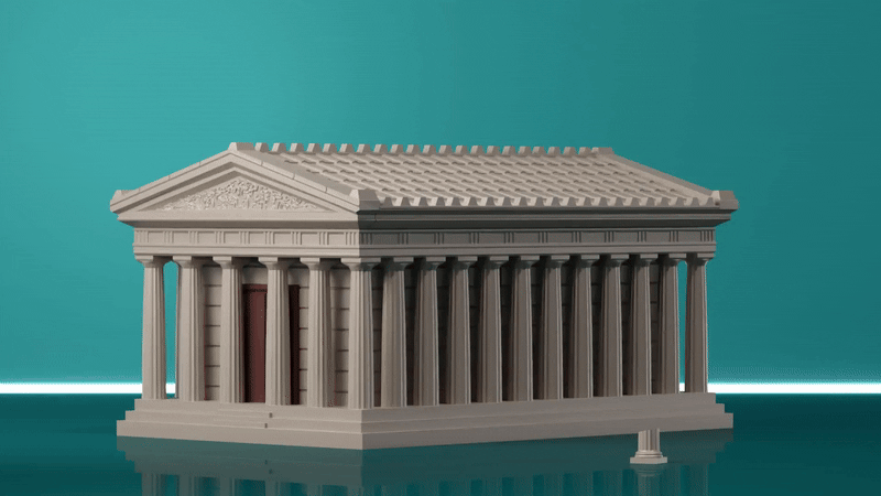 Greek Temple Deckbox - image 1