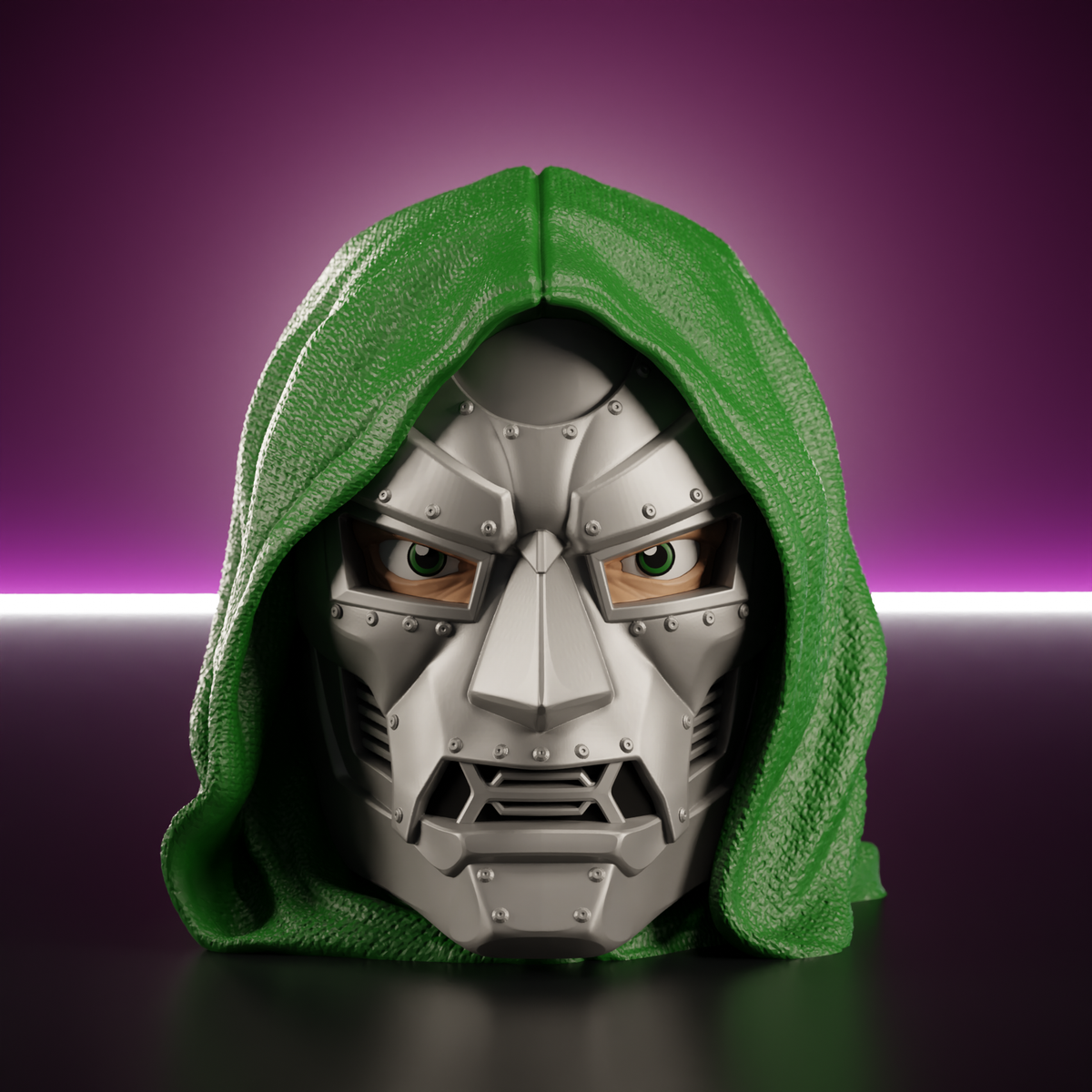 Iron Tyrant Mask Deckbox - image 2