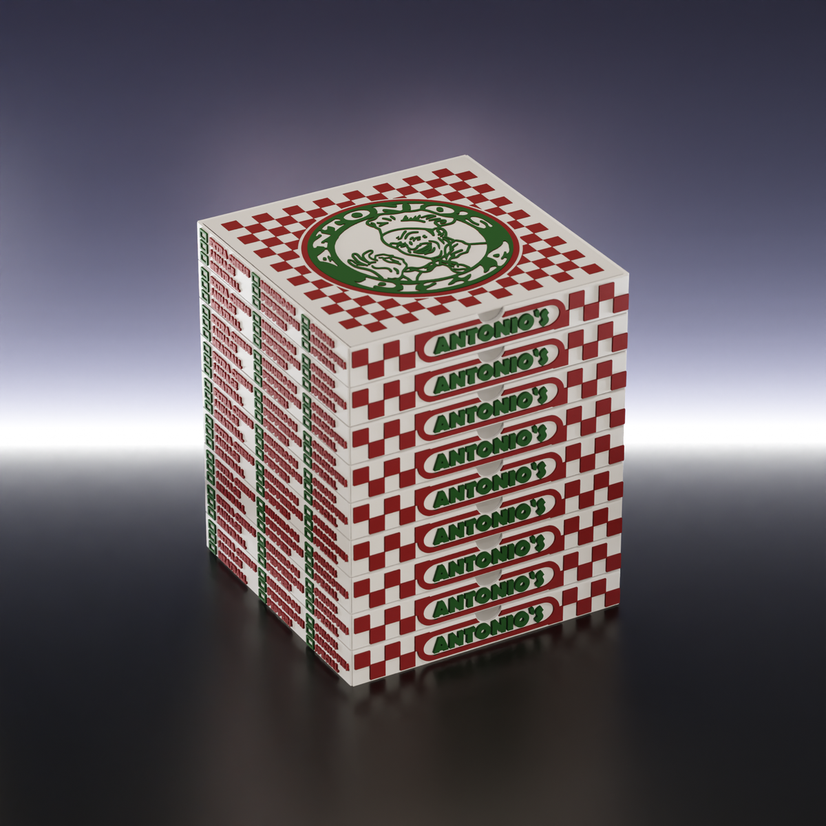 Pizza Box Stack Deckbox - image 2