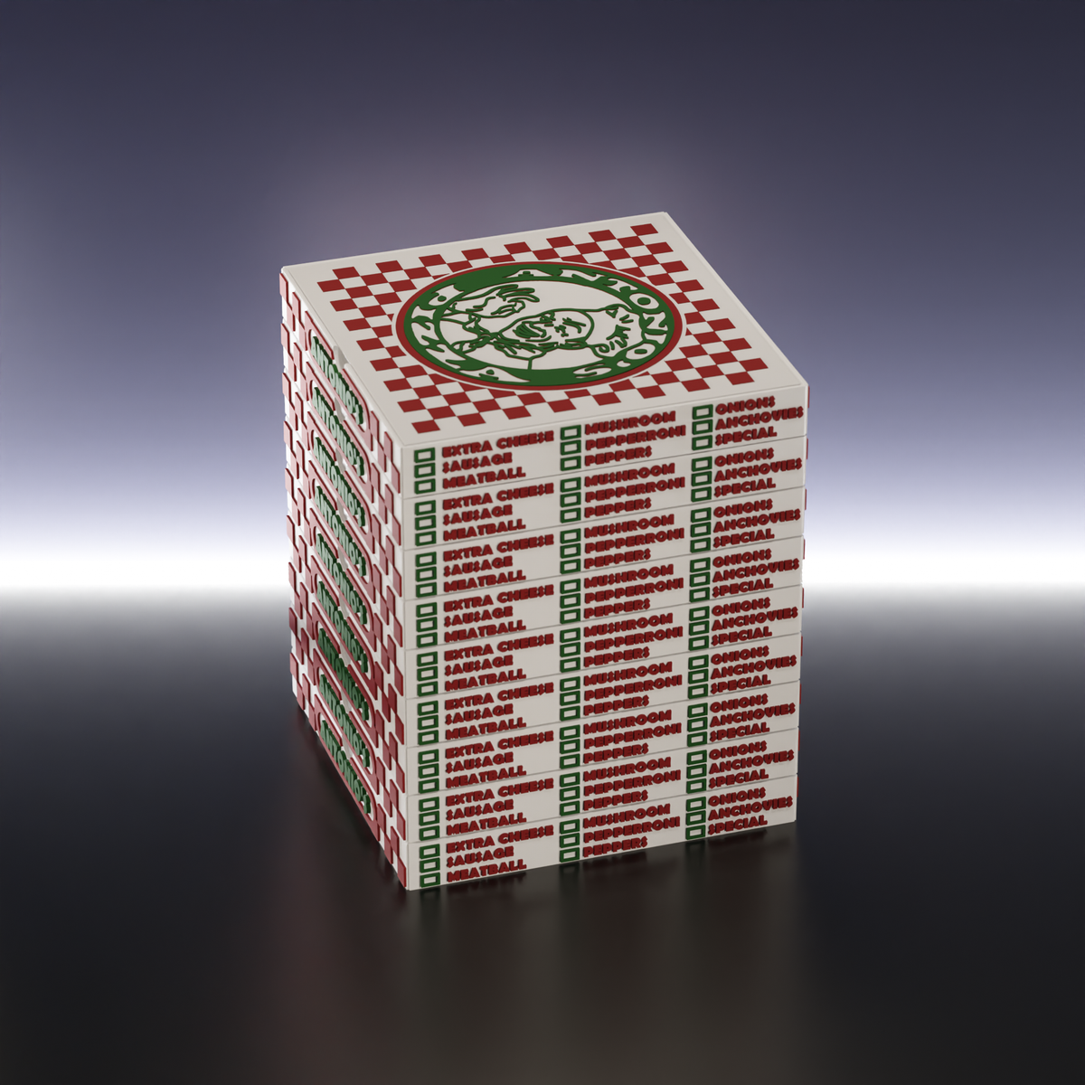 Pizza Box Stack Deckbox - image 3