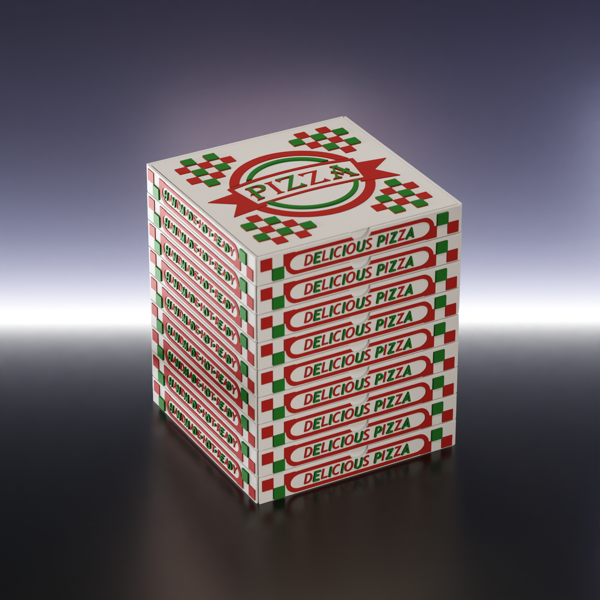 Pizza Box Stack Deckbox - image 8