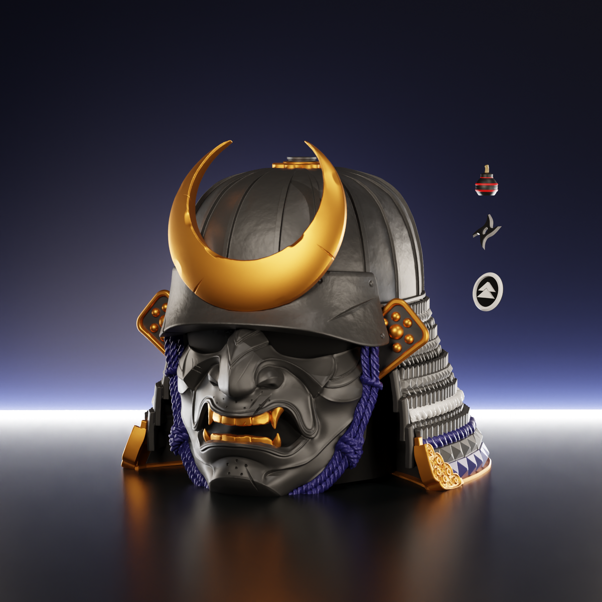 Samurai Helmet Deckbox - image 2
