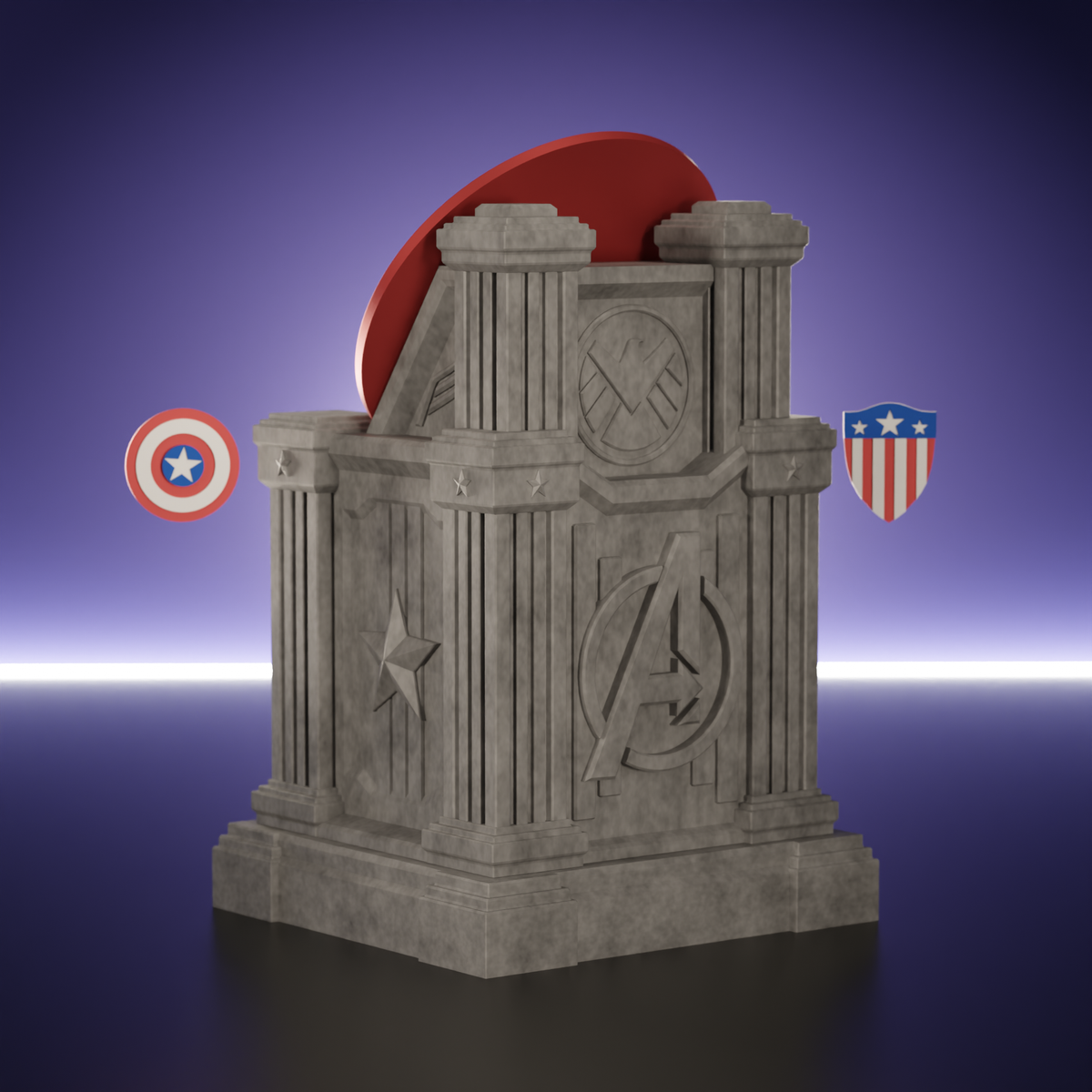 Star Shield Monument Deckbox - image 2