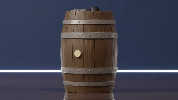 Wild West Barrel Deckbox - image 1