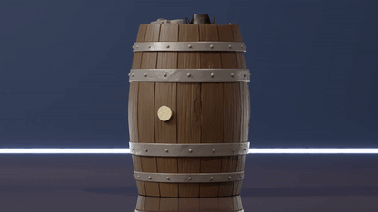 Wild West Barrel Deckbox - image 1