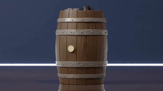 Wild West Barrel Deckbox - image 1