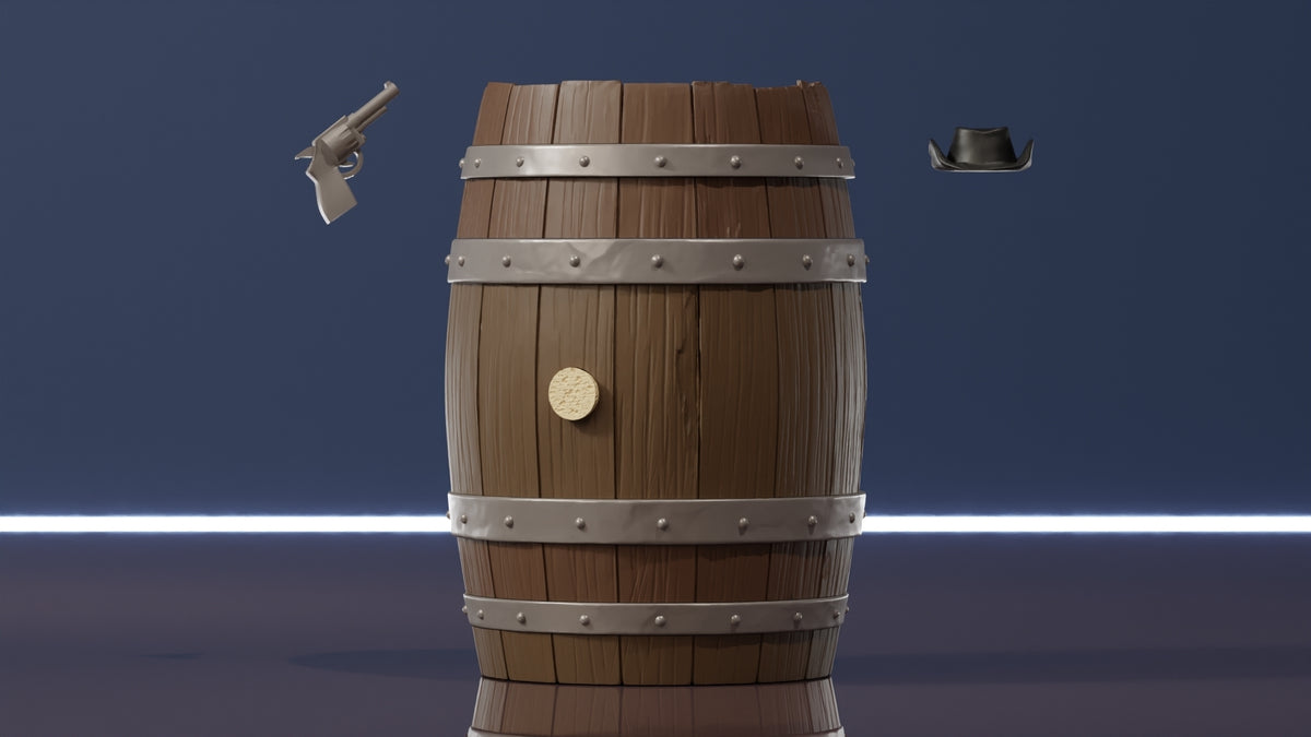 Wild West Barrel Deckbox - image 4