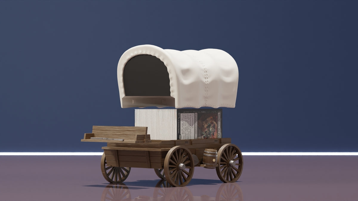 Wild West Covered Wagon Deckbox - image 3