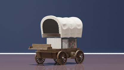 Wild West Covered Wagon Deckbox - image 3