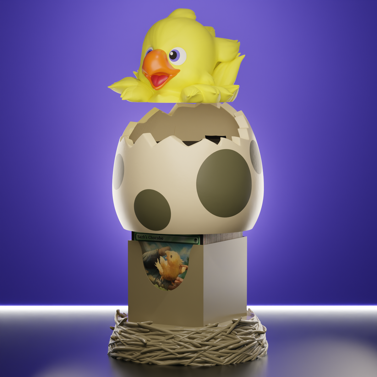 Yellow Bird Egg Deckbox - image 2