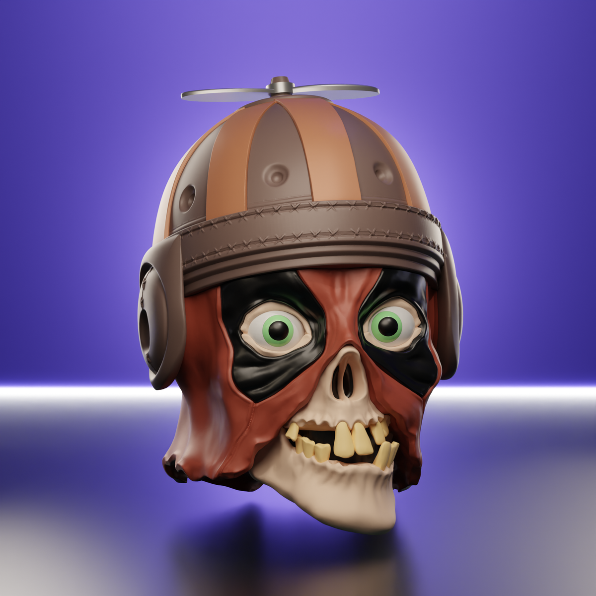 Zombie Mercenary Head Deckbox - image 1