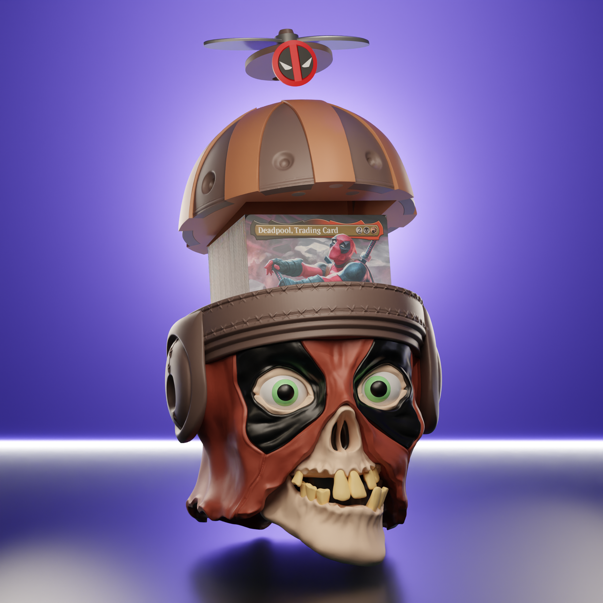 Zombie Mercenary Head Deckbox - image 2