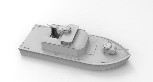 Brown Water Patrol Boat - WOWBuildings - Historical Wargaming - product photo