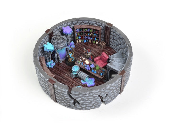 Citadel of the Crystal Alchemist Miniature Terrain - detail view