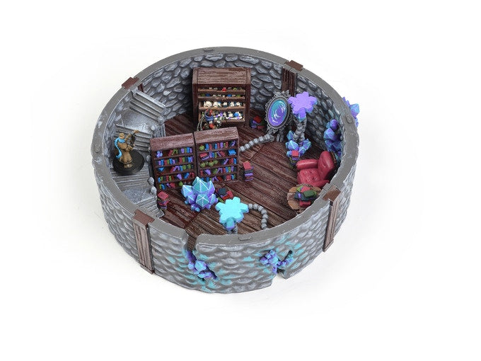 Citadel of the Crystal Alchemist Miniature Terrain - scale view