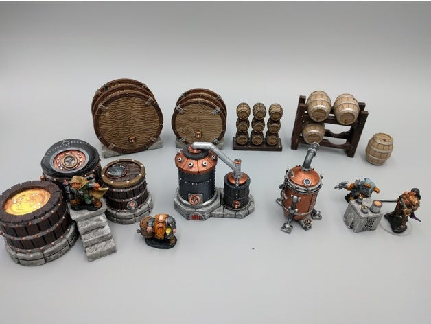 Boil Kettle & Tun System - Dwarven AleWorks - 28mm