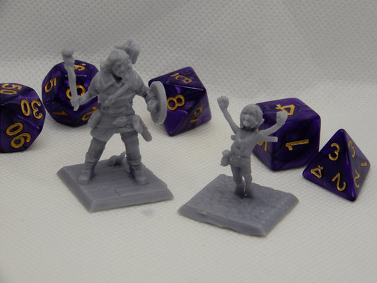 Hero Forge Miniature 3D Printing Service - Resin | Desktop Hero | DnD | Fantasy | Wargaming - product photo