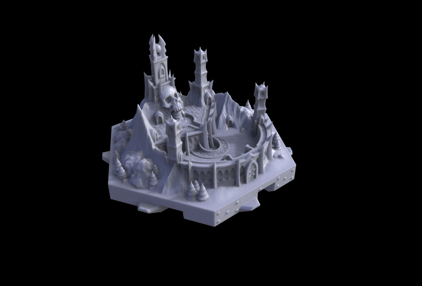 Legendary Tiles - Hexton Hills Hex Map Tiles - scale view