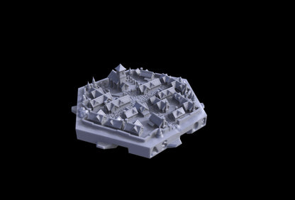 Town and Village Tiles - Hexton Hills Hex Map Tiles - colour option