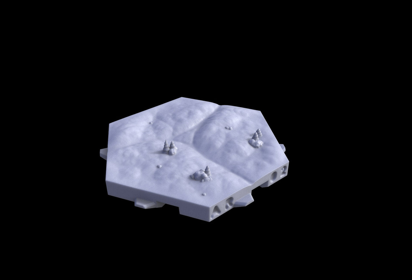 Road Tiles - Hexton Hills Hex Map Tiles - scale view