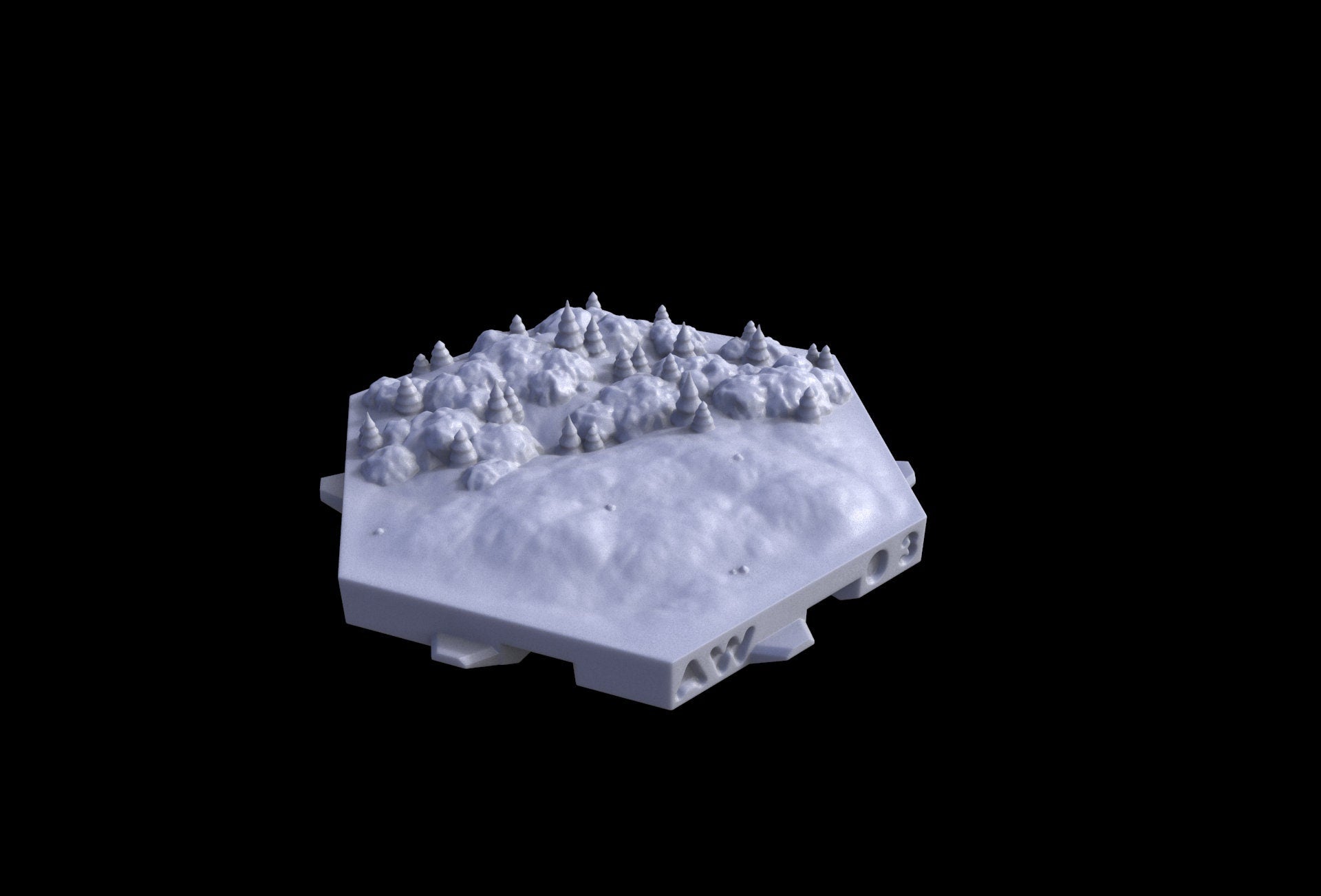 Woodland Tiles - Hexton Hills Hex Map Tiles - colour option