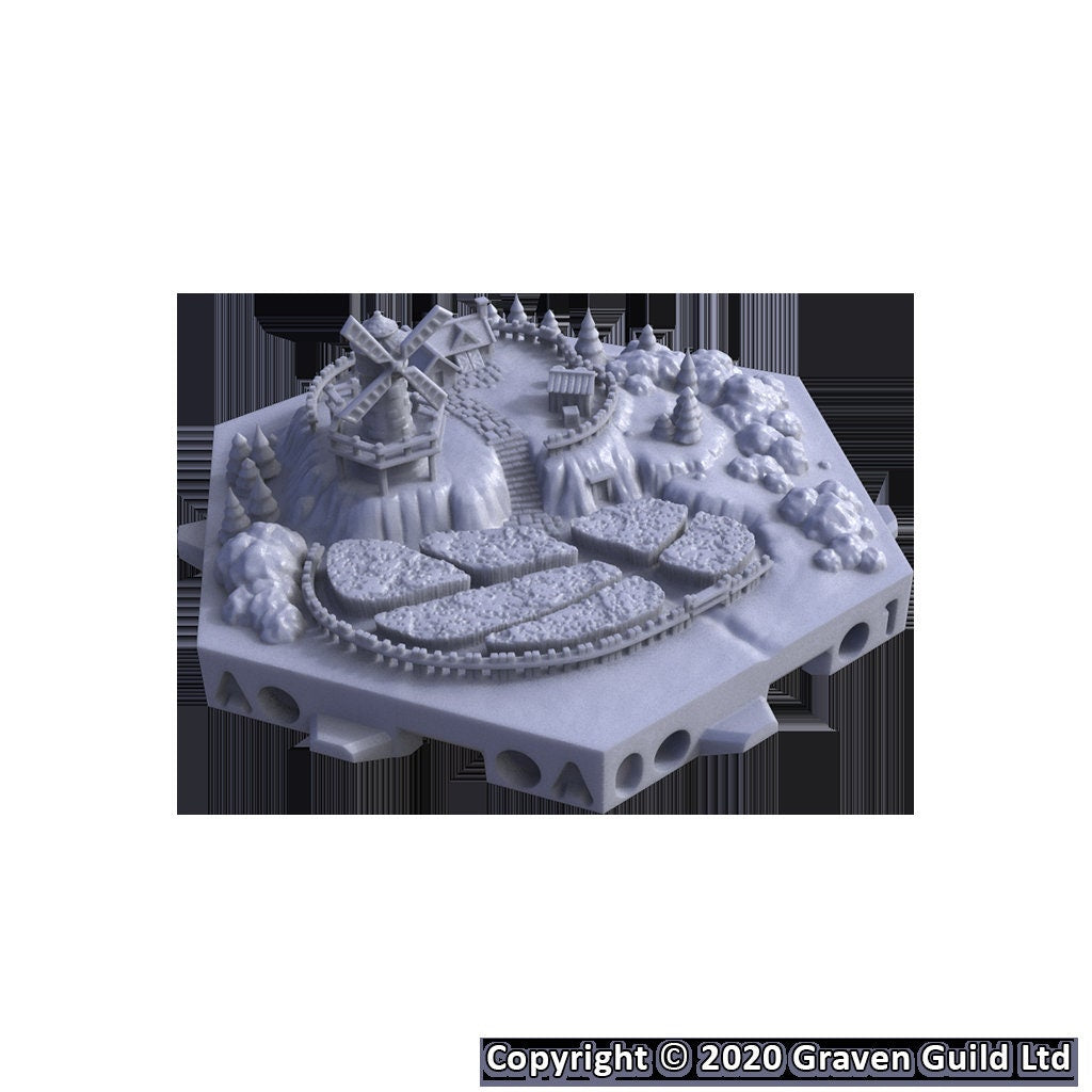 Agriculture Tiles - Hexton Hills Hex Map Tiles - detail view