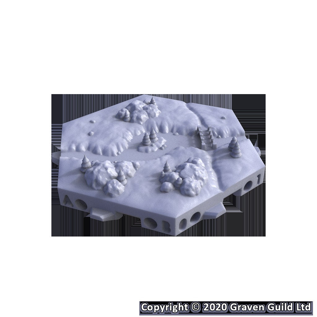 River Crossings - Hexton Hills Hex Map Tiles - detail view