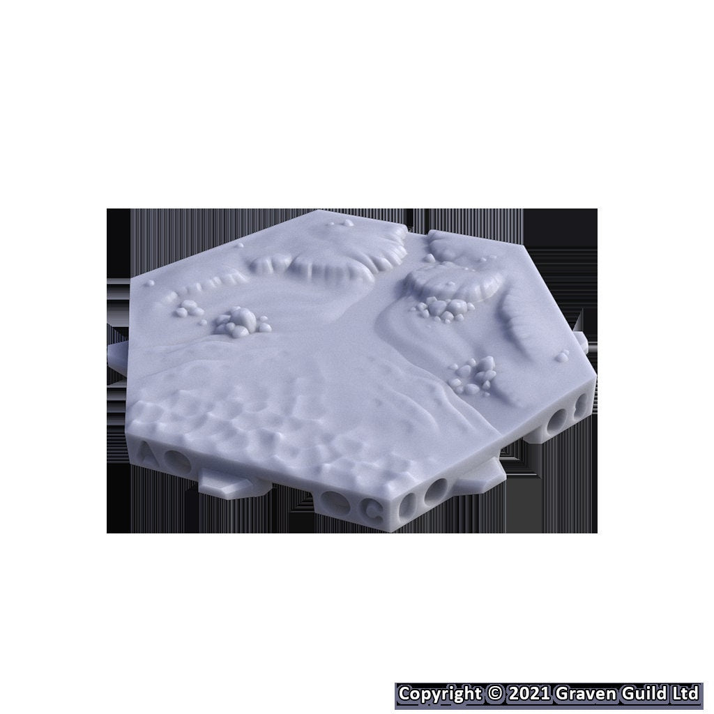 Coastal Tiles Set 2 - Hexton Hills Hex Map Tiles - detail view