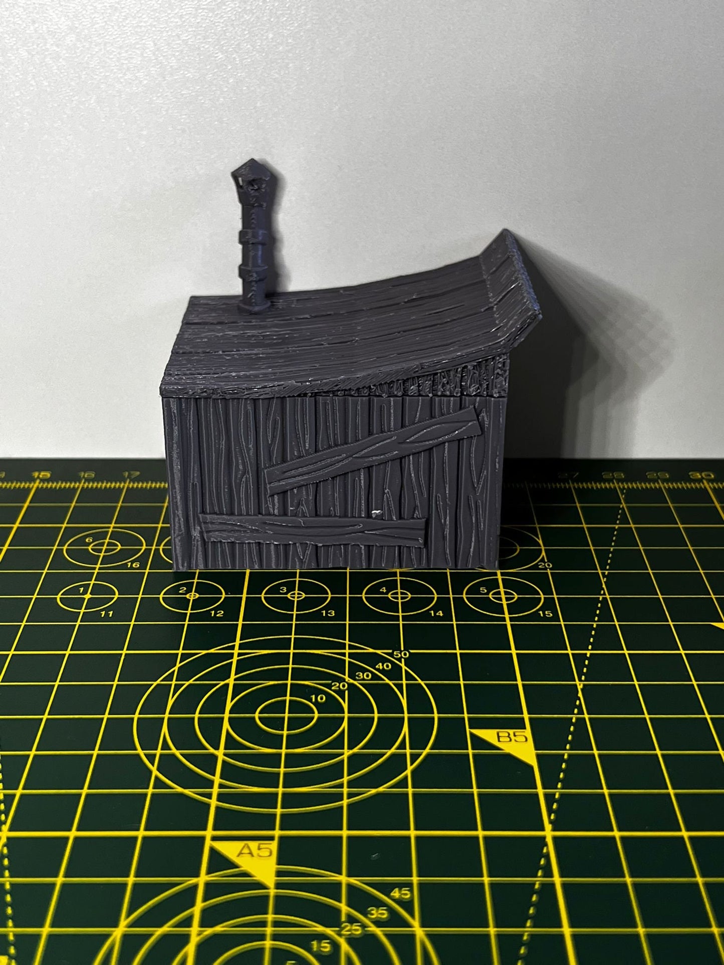 Graveyard Shack - Scenic DnD Terrain - Halloween Decoration - alternate angle