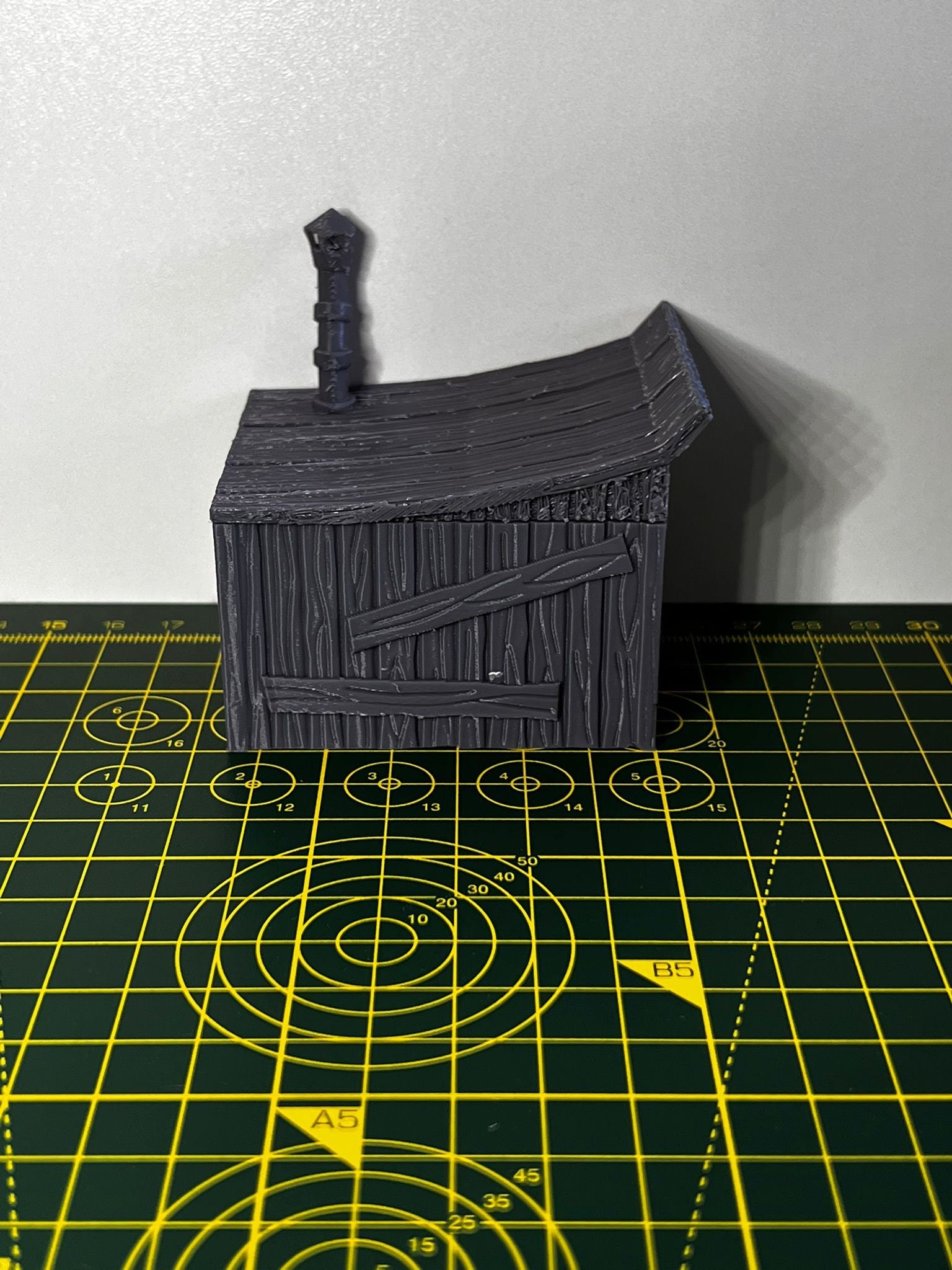 Graveyard Shack - Scenic DnD Terrain - Halloween Decoration - alternate angle