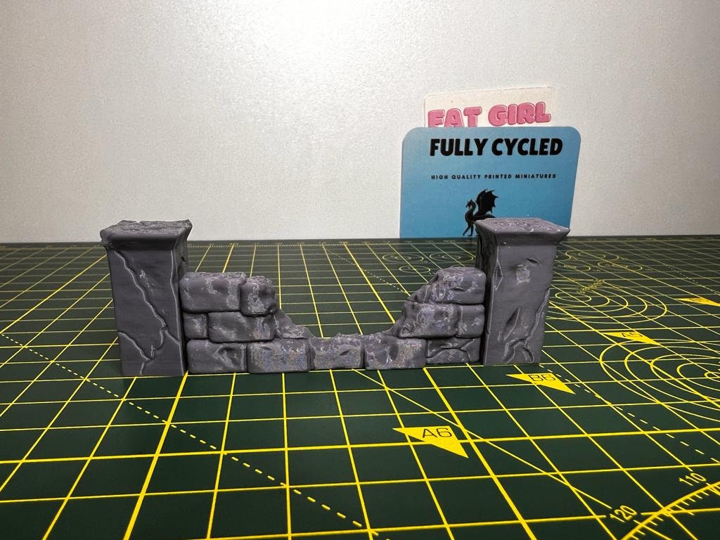 Mausoleum Graveyard Scene - Scenic DnD Terrain - Halloween Decoration - detail view