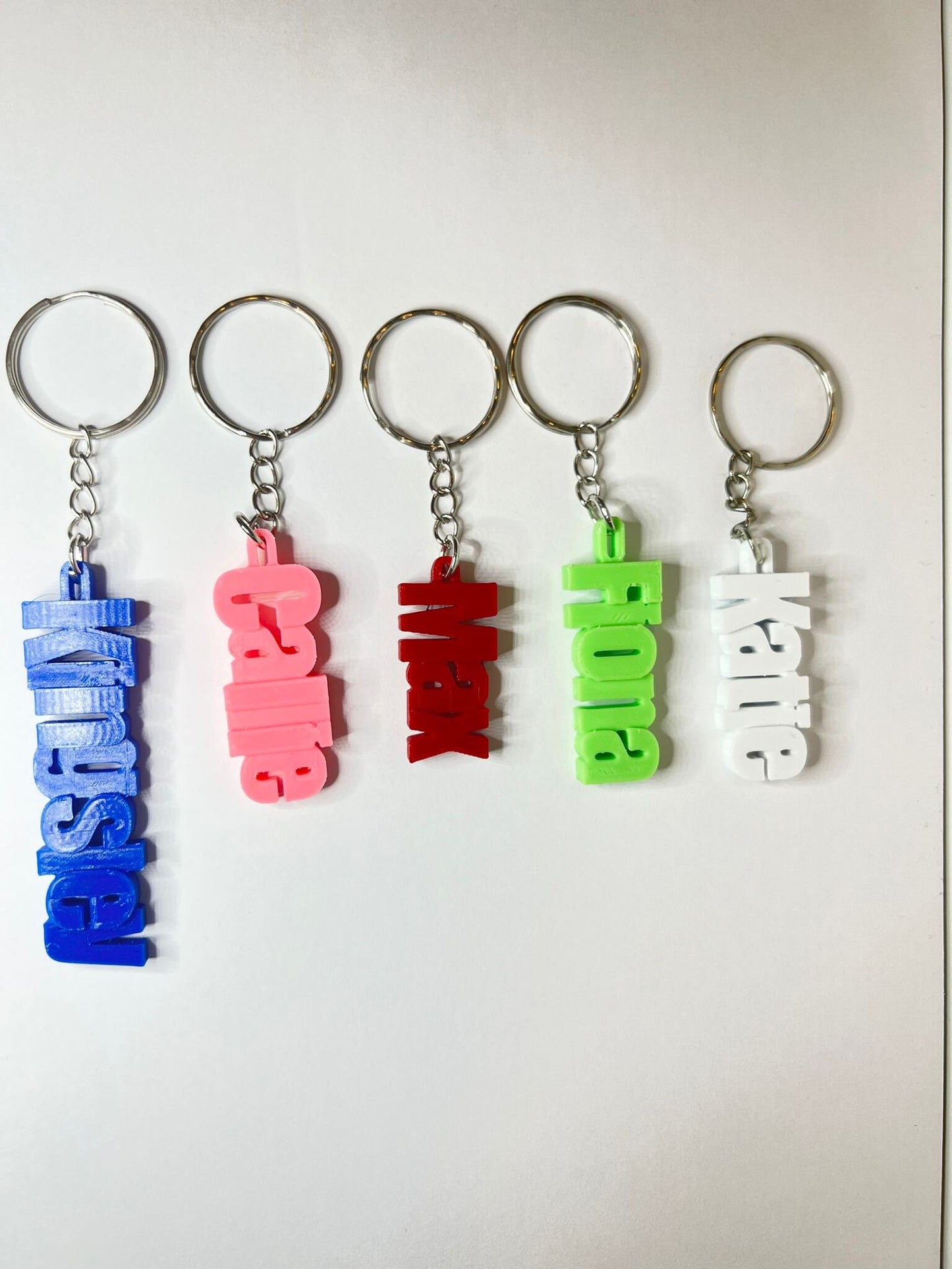 Personalised 3D Printed Name Tag - colour option