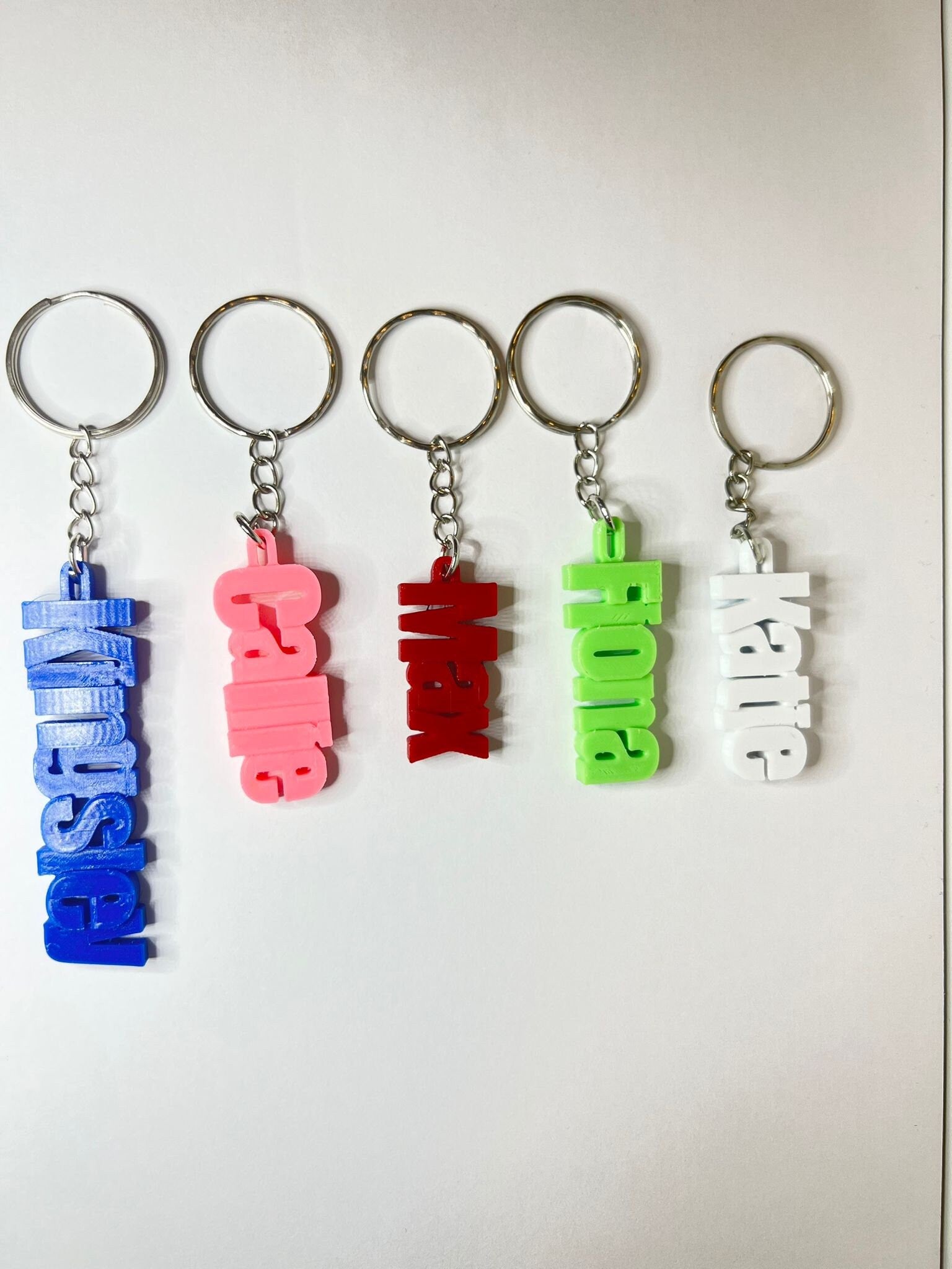 Personalised 3D Printed Name Tag - colour option
