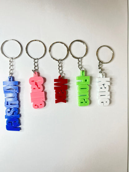 Personalised 3D Printed Name Tag - colour option