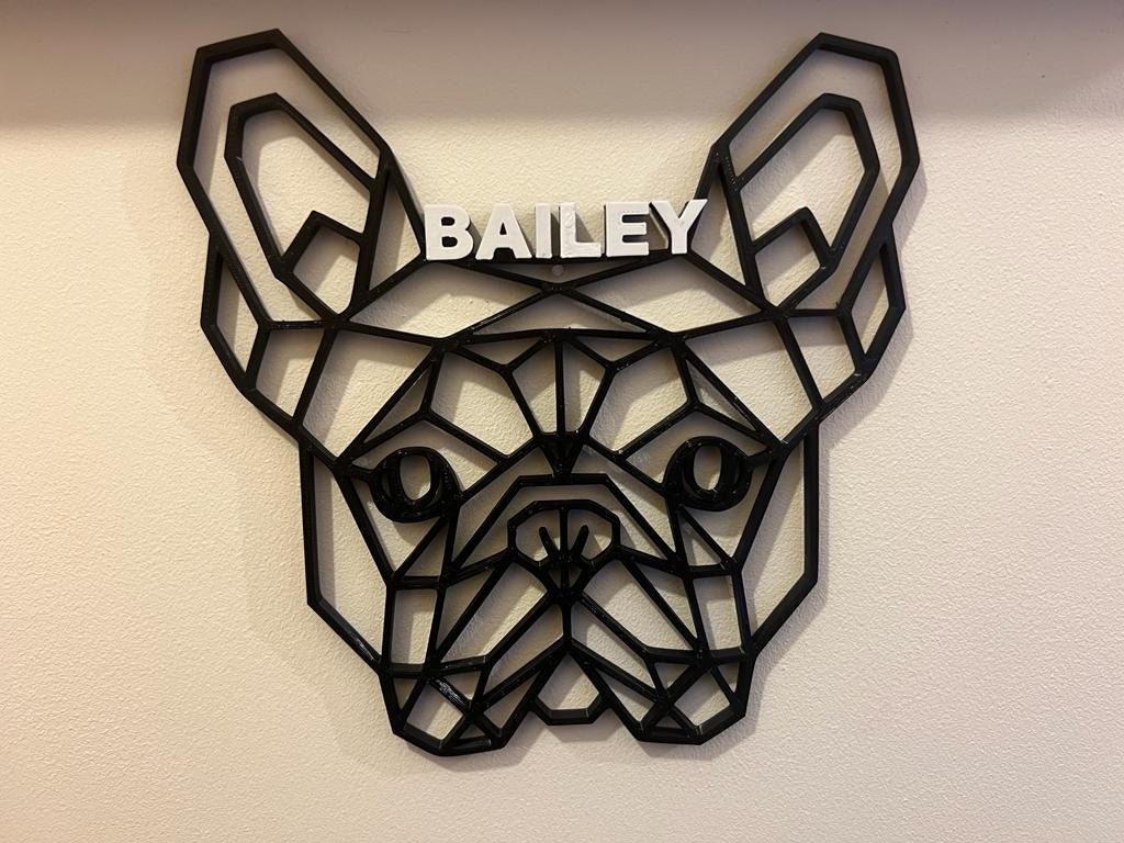 Personalised Geometric Yorkshire Terrier Wall Art - Geometric Pet Print - Dog Lover Gift Idea - Schnauzer - Scottish Terrier - Skye Terrier