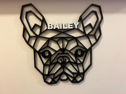 Personalised Geometric Yorkshire Terrier Wall Art - Geometric Pet Print - Dog Lover Gift Idea - Schnauzer - Scottish Terrier - Skye Terrier