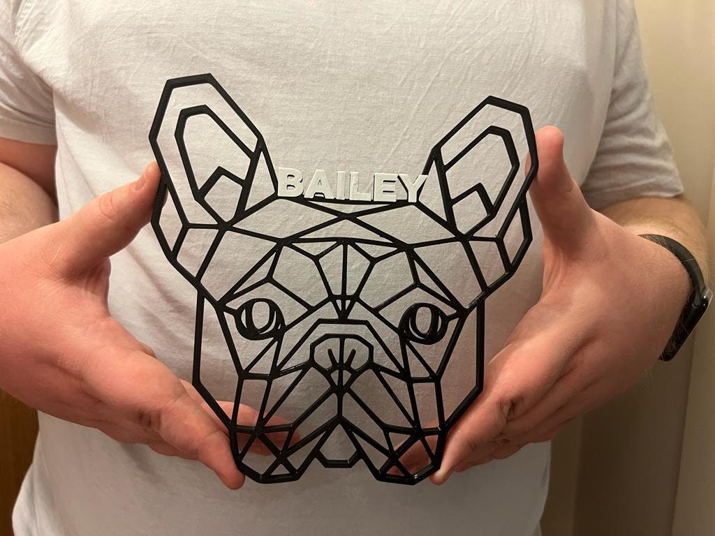 Personalised Geometric Weimaraner Wall Art Decor - Geometric Pet Print - Dog Lover Gift Idea - Vizsla - Ridgeback - Foxhound -