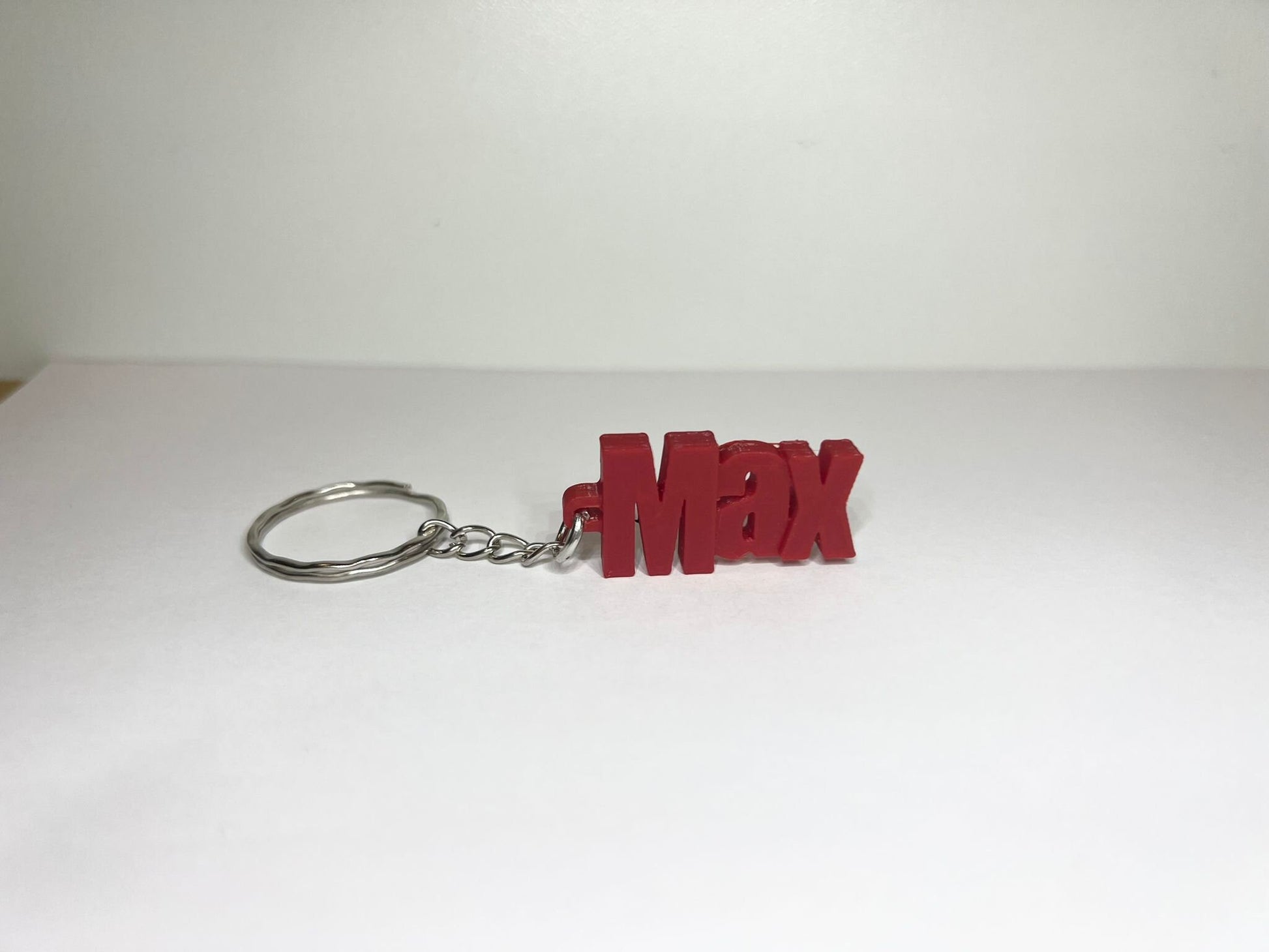 Personalised 3D Printed Name Tag - detail view