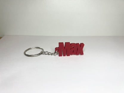 Personalised 3D Printed Name Tag - detail view