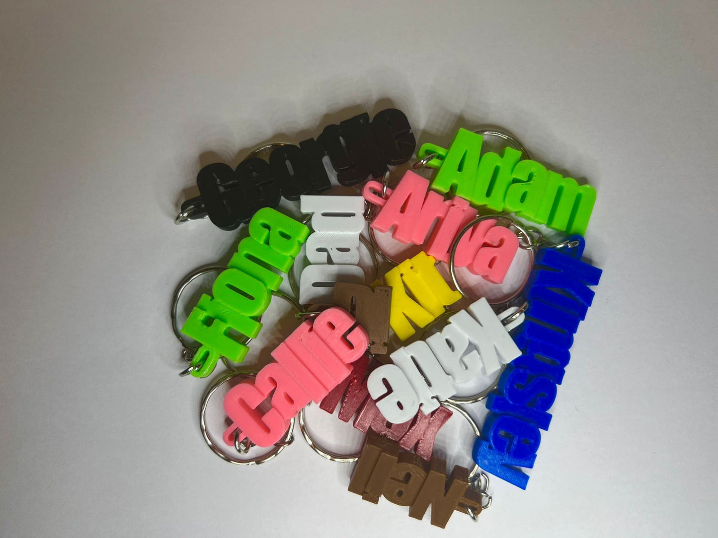 Personalised 3D Printed Name Tag - product photo