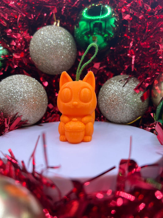 Squirrel Christmas Bauble - Christmas Ornament - Xmas Tree Bauble - product photo