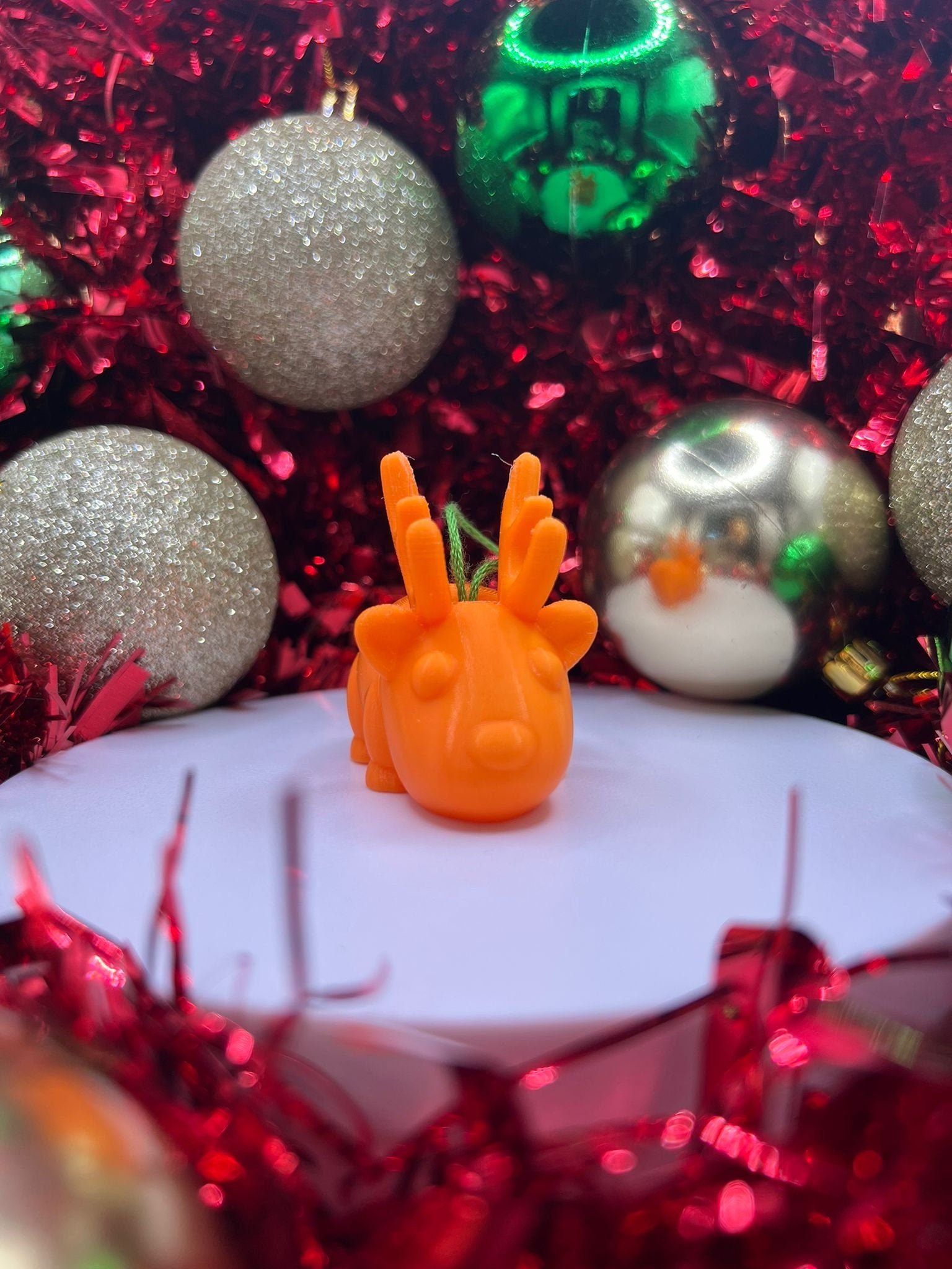 Christmas Bauble Set - Christmas Ornament - Xmas Tree Bauble - Animal Decoration - colour option