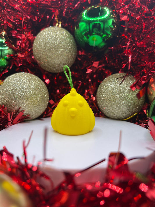 Chicken Christmas Bauble - Christmas Ornament - Xmas Tree Bauble - product photo