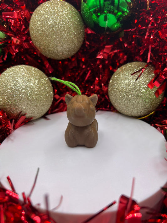 Horse Christmas Bauble - Christmas Ornament - Xmas Tree Bauble - product photo